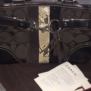 Authentic Coach Signature Collection Handbag